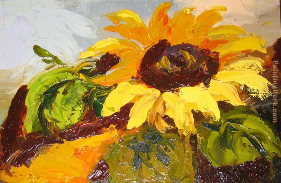 sunflower II painting - Unknown Artist sunflower II art painting
